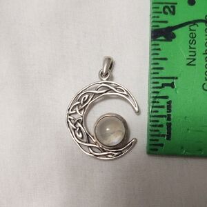 Silver Moonstone Pendant